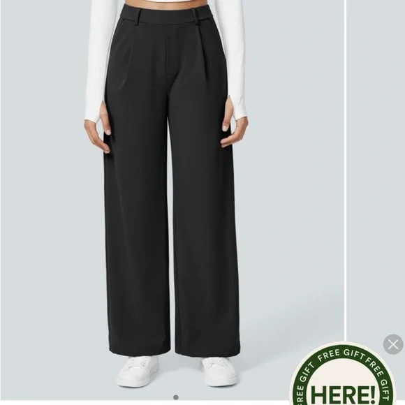 Halara Women's High Waisted Straight Leg Work Pant Trio - Picture 3 of 16